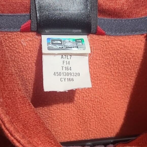 The North Face Canyonlands 1/2 Zip Fleece Pullover Red Size L - Picture 5 of 6